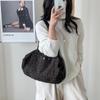 Gratis taske med vildt leopardprint retro trend niche underarms taske feminin simpel skuldertaske