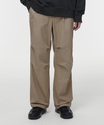 Cotton Parachute Pants [Beige]