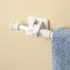 Carbon Steel Thick Telescopic Rod No Drilling Adjustable Length 30Cm To 120Cm For Hanging Clothes Curtains Bathroom Bedroom