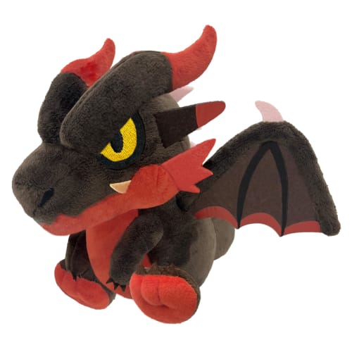 Capcom Monster Hunter Deformed Plush Toy, Red Dragon Miraboreas, Approx. H230 x W200 x D260mm, Made of Polyester