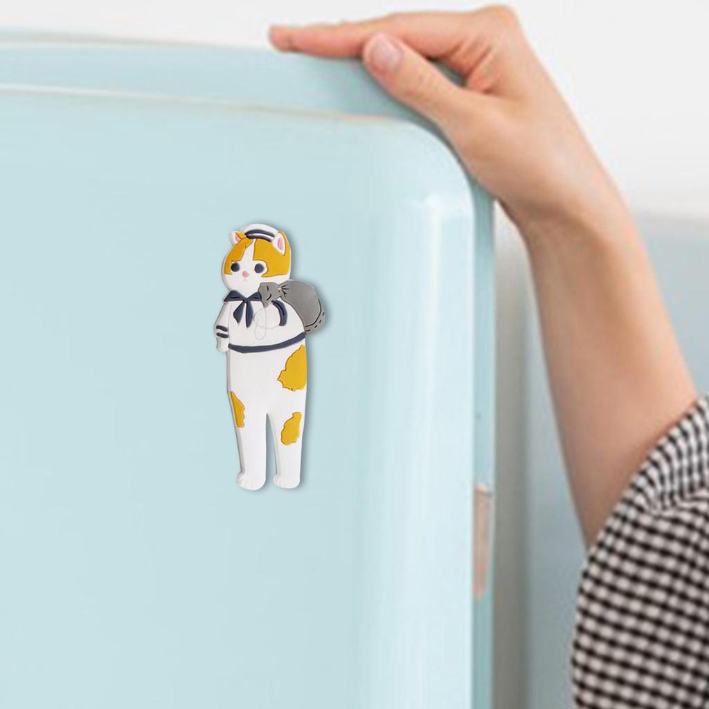 Cute Magnets For Refrigerator Whiteboard Magnets Hook Cat Funny Aesthetic Magnetic Decorative Hook For Women Home Kitchen Fridge