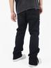 2023 Autumn Men's Loose Fit Solid Color Straight Jeans: Trendy Casual Overalls