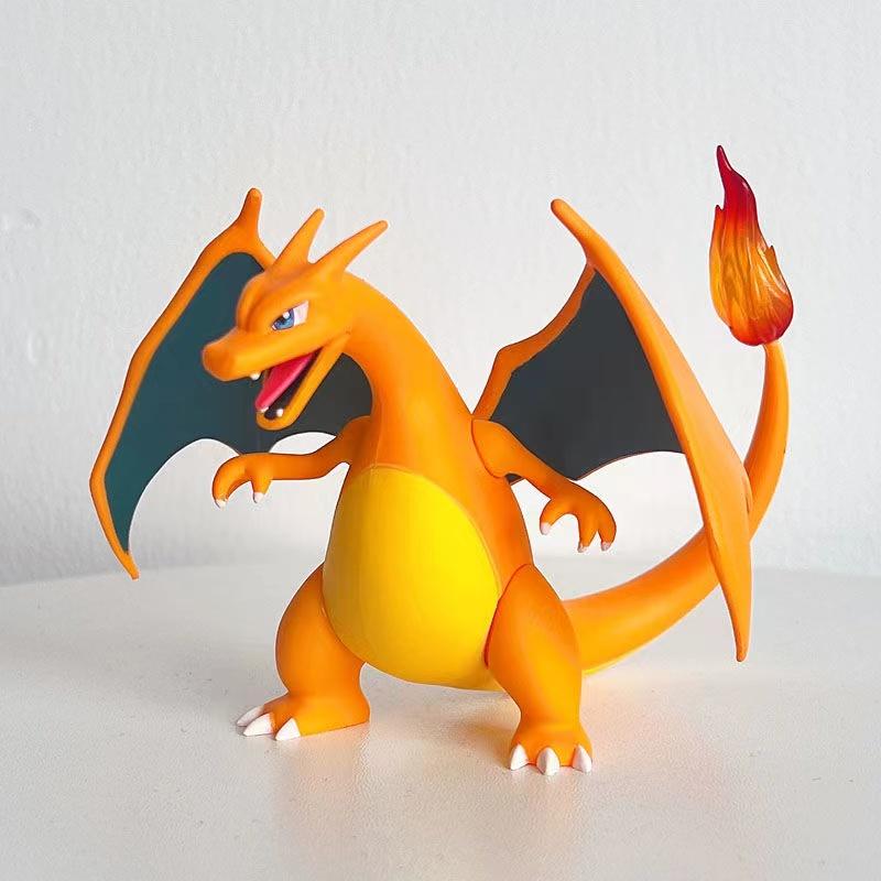 

9cm Pokemon Anime Charizard Action Figures Pocket Monster Model Doll Collectible Toy Cartoon Charmander Decoration For Xmas Gift