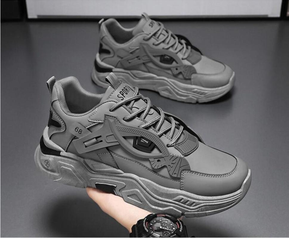 Men's Height Increasing Shoes Four Season Thick Soled Men's Casual Sports Shoes Soft Soled Comfortable Outdoor Running Shoes