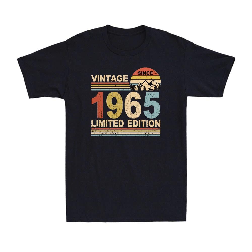 Vintage Since 1965 Limited Edition 60th Birthday Gift Men s Short Sleeve T-Shirt XL