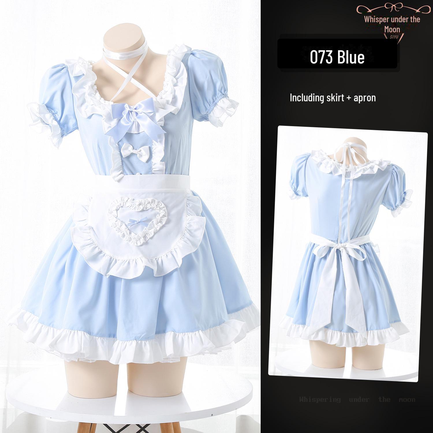 

Платье горничной в японском стиле в стиле Лолита с вырезом-халтер M