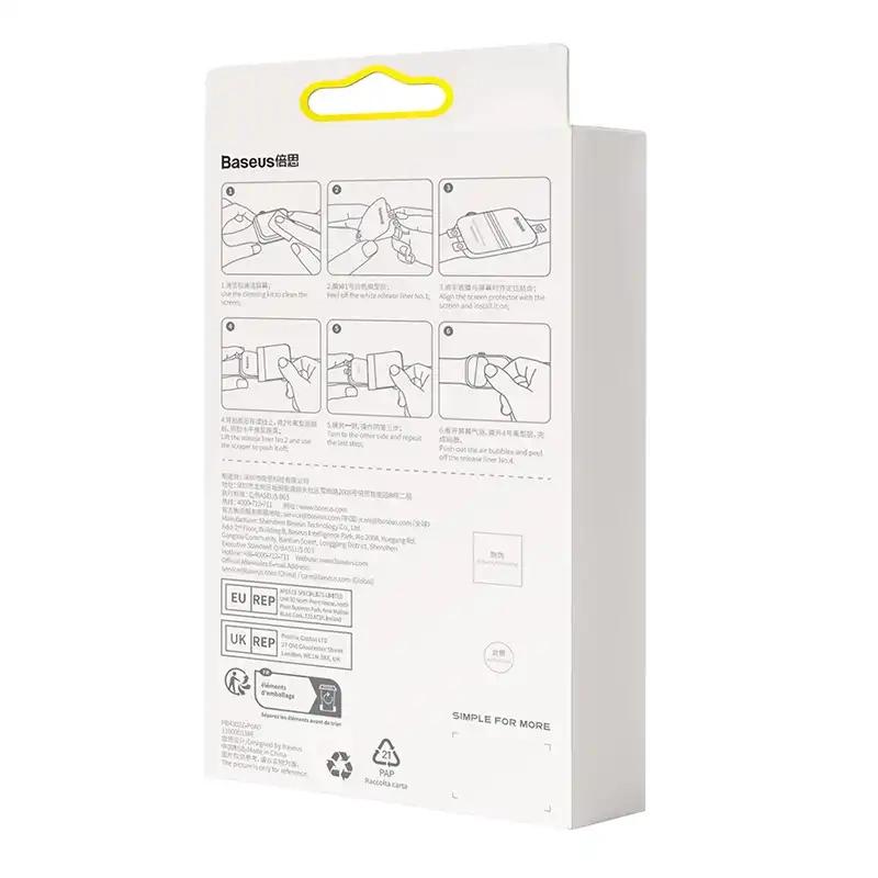 Folia Na Ekran Baseus Nanocrystal 40Mm Do Ap Watch 4/5/6/Se/Se 2, Clear