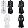 Medieval Mission Clergy Costume For Stage Performance With High Collar For Adults