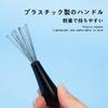 Hairbrush Cleaning Small and Brush Highly Multipurpose Cleaning Tool for Home Compatible with Multiple Comb Types 2 Brush, Lightweight, L-shaped Head,