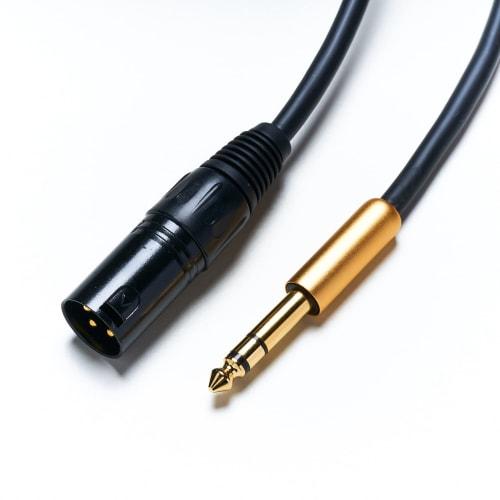 Cliche 6.35mm TRS to XLR Canon Conversion Cable (2-Pack) 6.35mm (1/4 Inch) Stereo Male to XLR Male, 0.75m XLR Conversion Cable