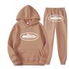 Unisex Oversized Streetwear Mikina Jogger Set Ležérní Sportovní Oblečení Podzim Mladistvý Hip Hop Skateboard