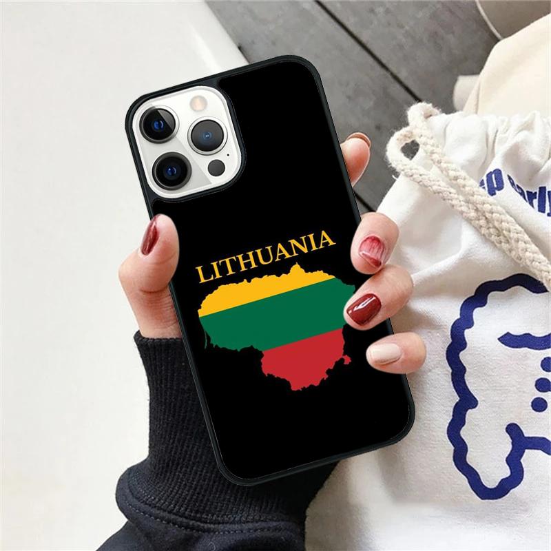

Lithuania Flag Phone Case For iPhone 17 Air 15 16 Cover 11 13 14 Pro Max 12 Plus Max Fundas iPhone 11pro max