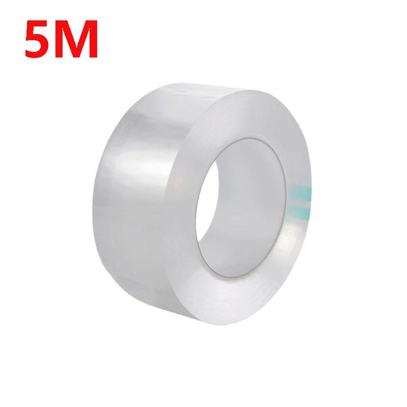 5M/10M Kitchen Waterproof Mildew Strong Bathroom Toilet Crevice Strip Transparent Adhesive Tape Pool Water Seal