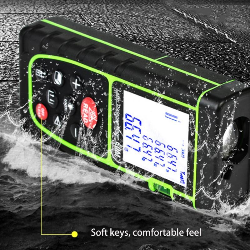 Handheld Infrared Distance Measurement Meter Tape Range Finder Extreme Accuracy ±3mm Accuracy Meter Measure Test Tool