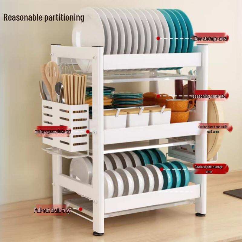 Yunshuang Stainless Steel Double-Layer Dish Drying Rack
