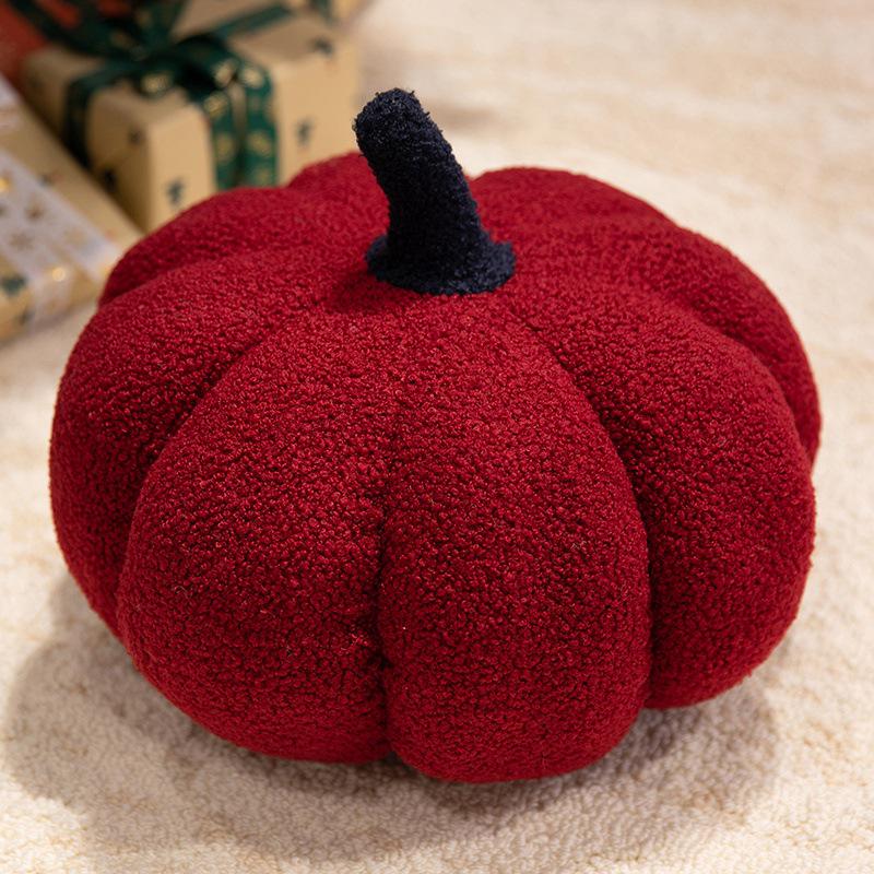 Halloween Cartoon Pumpkin Plush Throw Pillow - Long Doll for Sofa Decoration & Backrest