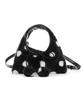 Vanwalk Pom-Pom Mochi Tote Bag [Black Dot]