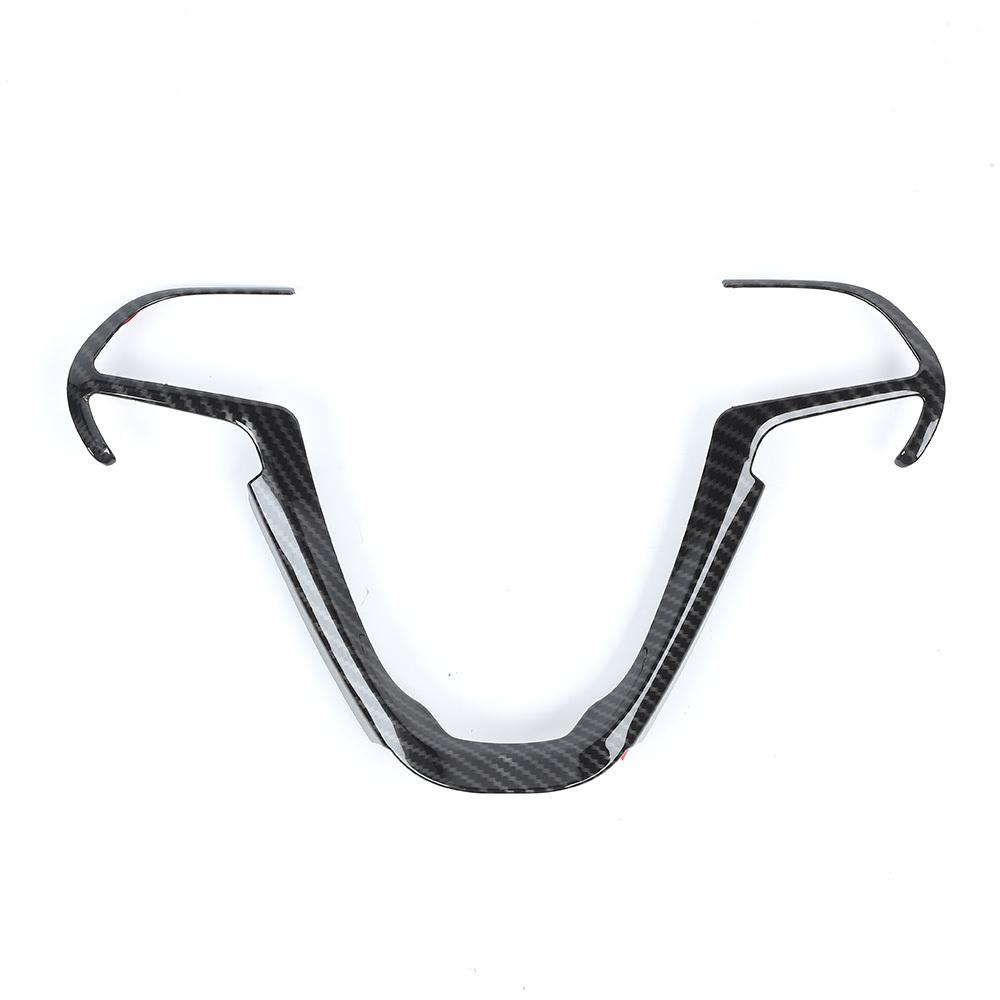 

Декоративная наклейка на руль из АБС-пластика подходит для Jeep Grand Cherokee для Jeep Cherokee 2014-2020, аксессуары для салона автомобиля углеродного волокна черного