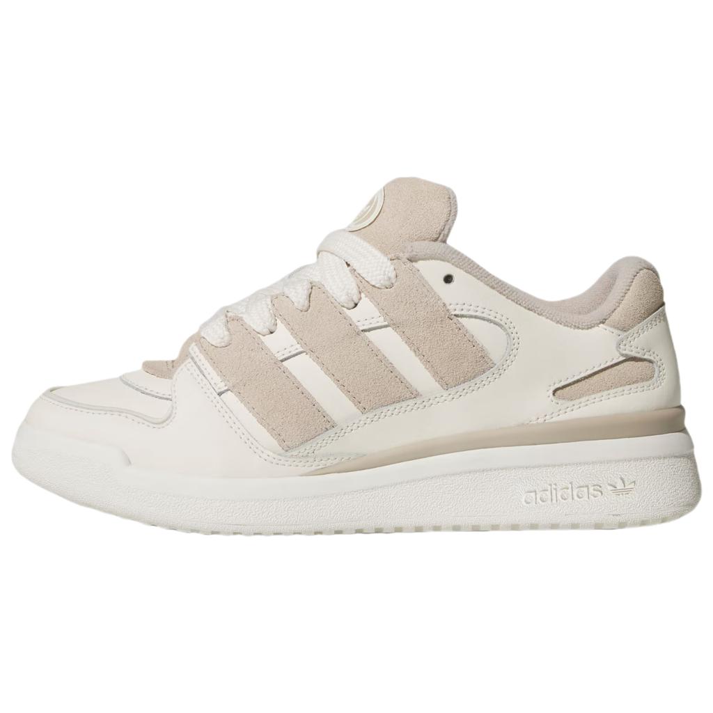 Adidas Originals Forum 2000 Leather Fashion Comfortable Durable Low-Top Skate Shoes Women Sneakers Han-Jade-White JR0512