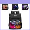 Trendy Nylon Student Backpack With Titan Monitoring Man Design For School Use