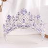 Rhinestone Baroque Pageant Crowns Cake Decorations Queen Princess Tiara Bridal Crowns  For Women