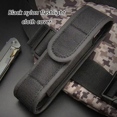 Flashlight Storage Bag with Metal Hook Water Resistant Flashlight Pouch For Efficient Tool Management System