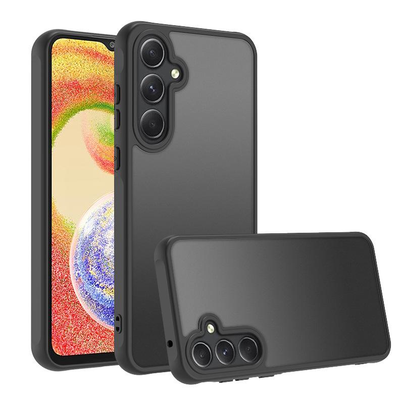 Applicable to Samsung A17 A25 Skin Sense 2-in-1 Mobile Phone Case A26 Black Hard Case A07 Frosted Case Airbag Anti-drop