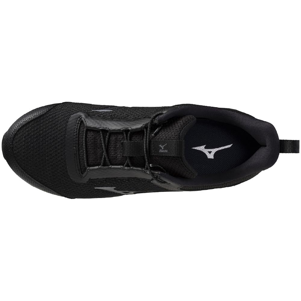 Mizuno Almighty EL 31L Work Size Shoes, F1GA2509, 26.5 Cm, Black/Silver