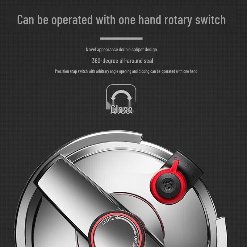 Kangbakh Stal nierdzewna 304 Dwubiegowy szybkowar