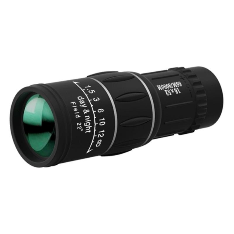 

16X52 HD monocular telescope, highpower for adults, suitable for birdwatching, outdoor scenery hunting, coolgadgets for men чорний