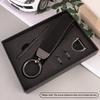 High Quality Luxury Women Men Suede Leather Car Keychains For Porsche 911 718 Cayenne Cayman Panamera Macan Taycan Boxster pdhv50