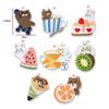8PCS Self-adhesive Clothing Patch Fruits Clothes Appliques Phone Case Embroidered Patch  Sewing