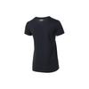 Under Armour Logo Print Breathable Casual Short Sleeve T-Shirt Women Tops Black 1372615-001