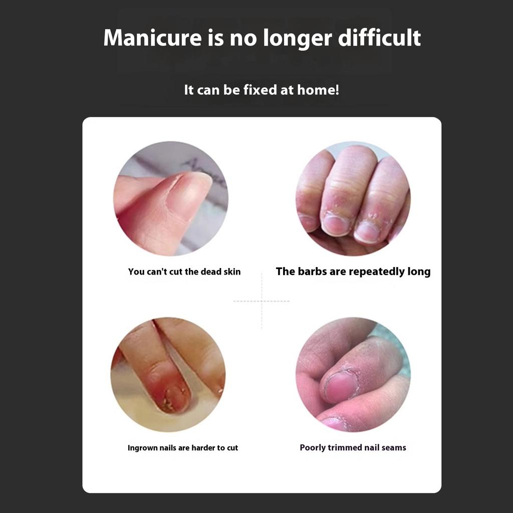 Stainless Steel Beveled Nail Clippers For Thick Ingrown Toenails Anti Splash Design Wide Opening Ergonomic Handle