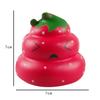 Süßes Cartoon-Kacke Squishy Spielzeug - Langsam aufsteigendes Stressabbau Sensorisches Spielzeug, Regenbogen Galaxie & Erdbeer-Design Dekompression Neuheitsgeschenk