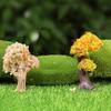 Model Trees Micro Landscape Ornaments Mini Artificial Trees for Moss Micro-Landscapes And Potted Plants Realistic Resin Craft Decorations for Home