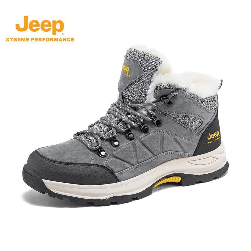 Jeep Men s High-Top Warm Snow Boots M серый