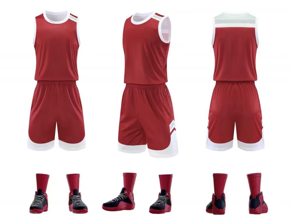 New Style Basketball Team Uniform Set: Customized Training Jerseys for Men and Women