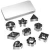 30 PCS Cookie Baking Tool Set Biscuit Moulds Cookie Cutter 10 Different Shapes