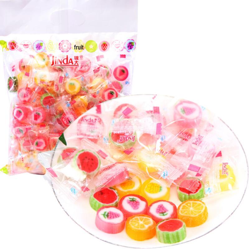 Jinda Assorted Fruit Hard Candies 500g Bag
