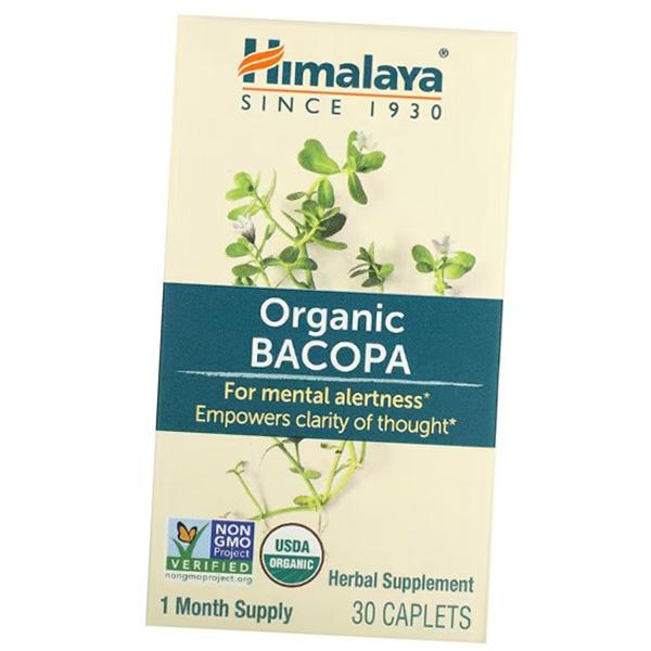 

Органический Экстракт Бакопа Монье, Organic Bacopa, Himalaya (71533005) 30caplets