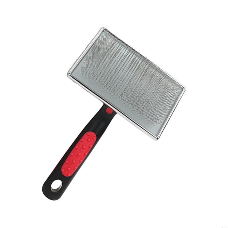 

Pet Grooming Brush Comb Detangling Shedding Tool For Dog Cats Nonslip Handle X3UC
