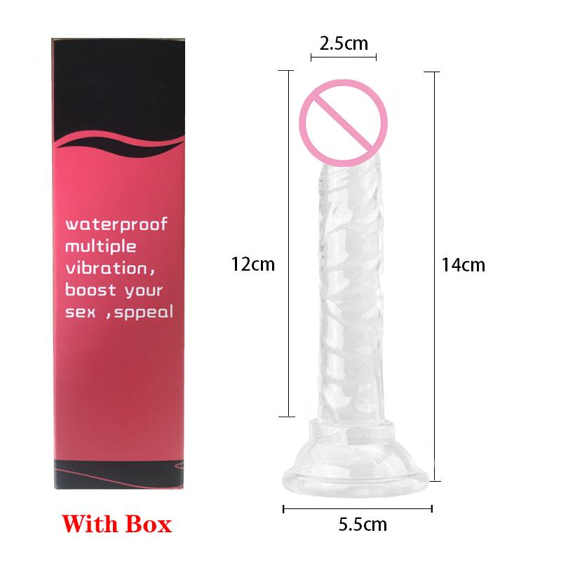 Realistic Dildos With Suction Cup Jelly Dildos Sex Toys for Woman Men Fake Dick Big Penis Anal Butt Plug Erotic Masturbator