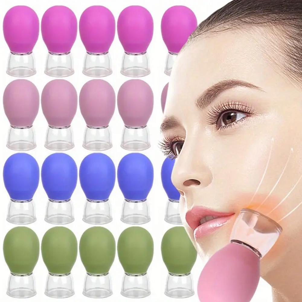 10PCS/5PCS/2PCS - Mini Facial Meridian Cup Suction Cup, Facial Cupping Device, No Battery Required
