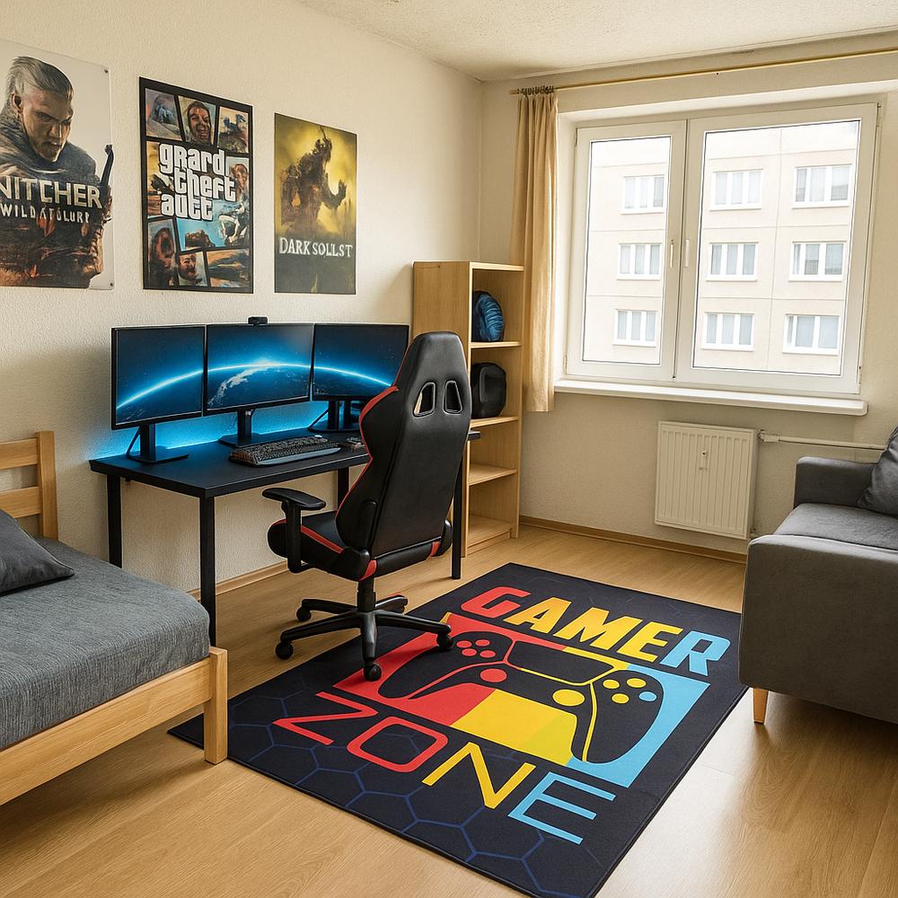 Dywan 3D Strado GAMER ZONE 100x150 cm idealny do pokoju gracza