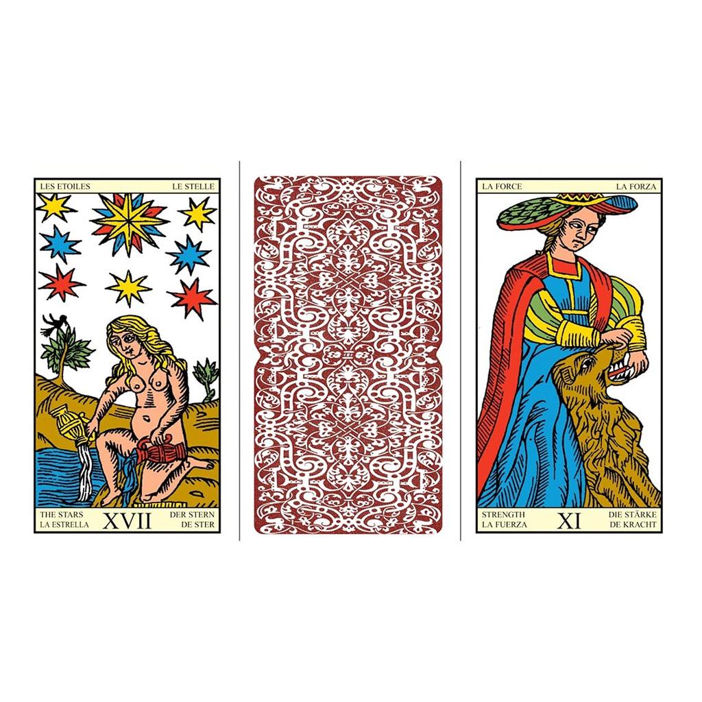 Kancharo Tarot Card Set of with Japanese Tarot Card Instructions and Pouch 78-Card (Tarot Marseilles) (Authentic)