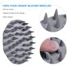 INNERNEED Shampoo 46 Scalp Brush for Scalp Cleansing and Wet and Dry Scalp Brush for Hairbrush with Unisex Brush, Silicone, Soft, Long-Pronged