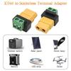 Solderless XT60 Connector Power Plug XT60 To 2 Pin Male Female Terminal Solderfree Connectors for RC Planes Drone DIY Project