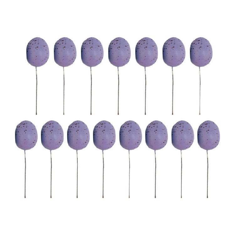 20Pcs Easter Foam Eggs DIY Party Decorative New Year Party Decoration