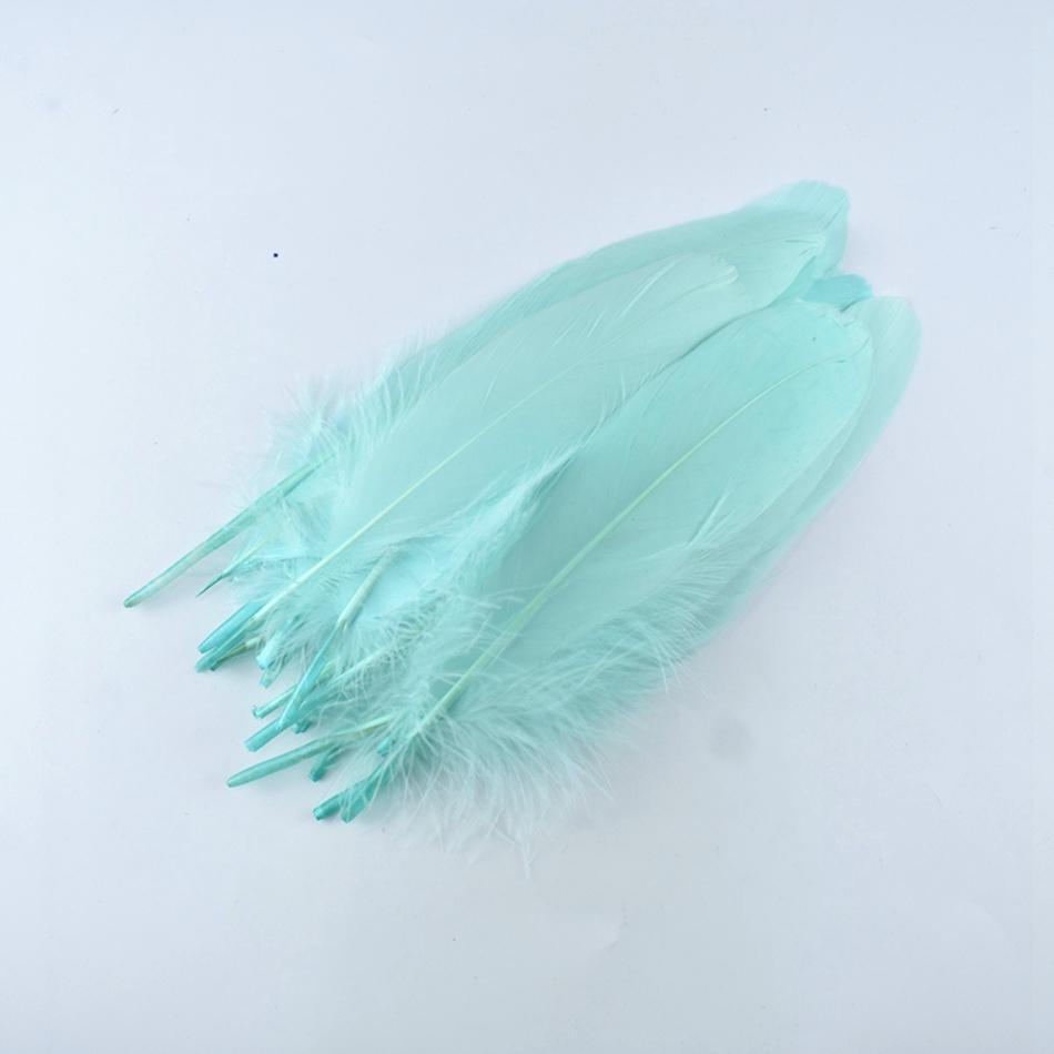 50Pcs Natural Goose Feathers Plume Craft DIY Royal Blue Feather Wedding Party Plumas Jewelry Making Decor Accessories 13-18CM